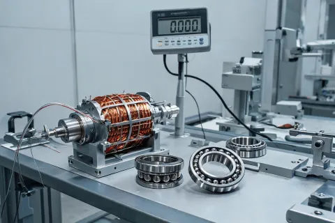 EV motor bearing inspection